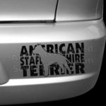Vinyl American Staffordshire Terrier Car Stickers