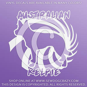 Vinyl Australian Kelpie Stickers