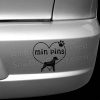 Love Min Pins Car Decals
