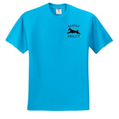 Embroidered Agility Basenji T-Shirt
