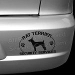 Rat Terrier Security Bumper Sticker