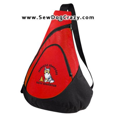 Embroidered Sheltie Rally Obedience Bag