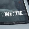Westie Car Window Stickers