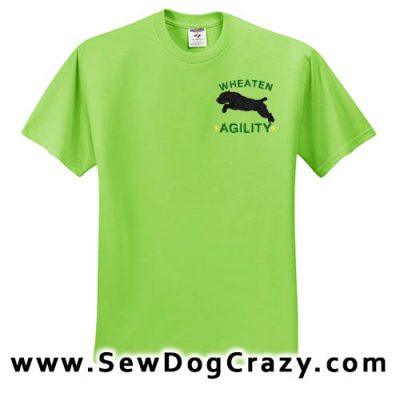 Wheaten Terrier Agility Tshirts