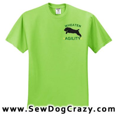 Wheaten Terrier Agility Tshirts