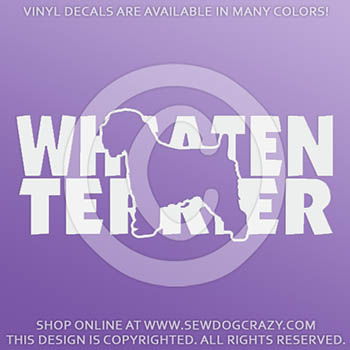 Soft Coated Wheaten Terrier Decals