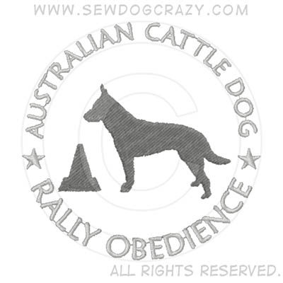 Australian Cattle Dog Rally Obedience Shirts