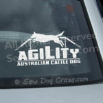 Cattle Dog Agility Car Decals