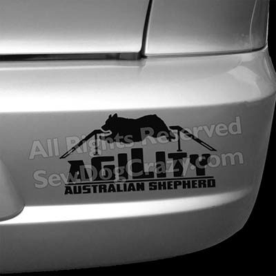 Aussie Agility Car Decal