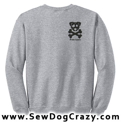 Pirate Australian Shepherd Sweatshirt