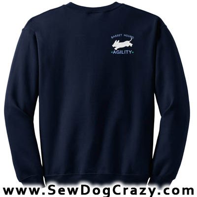 Basset Hound Agility Sweatshirts