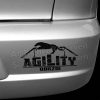 Vinyl Borzoi Agility Stickers
