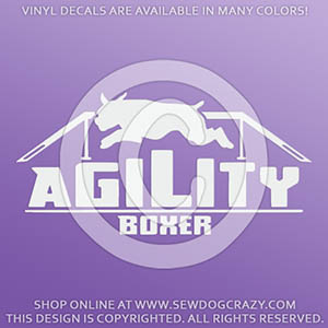 Boxer Agility Decals