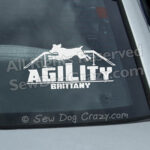 Vinyl Brittany Agility Car Stickers