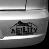 Bull Terrier Agility Car Decals