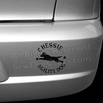 Chesapeake Bay Retriever Agility Car Stickers