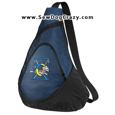 Embroidered Chinese Crested Agility Bag