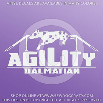 Dalmatian Agility Decals