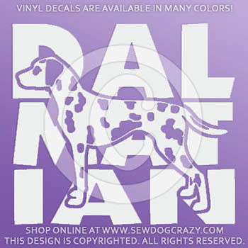 Vinyl Dalmatian Decals