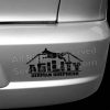 German Shepherd Agility Car Decals