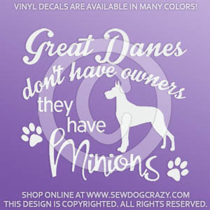 Funny Great Dane Decals