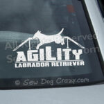 Labrador Agility Car Decals