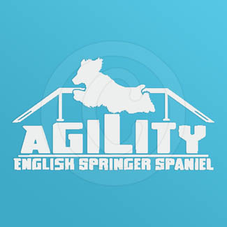 Agility English Springer Spaniel Decals
