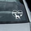 Vinyl Great Dane Stickers