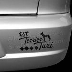 Rat Terrier Taxi Bumper Stickers