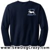 Embroidered Agility Saluki Sweatshirt