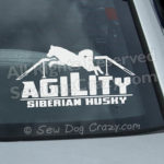 Vinyl Siberian Husky Window Decals