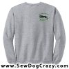 Embroidered Agility Smooth Collie Sweatshirts