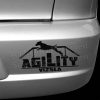 Vizsla Agility Dog Walk Bumper Sticker