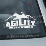 Welsh Terrier Agility Decals