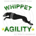 Embroidered Whippet Agility Shirts