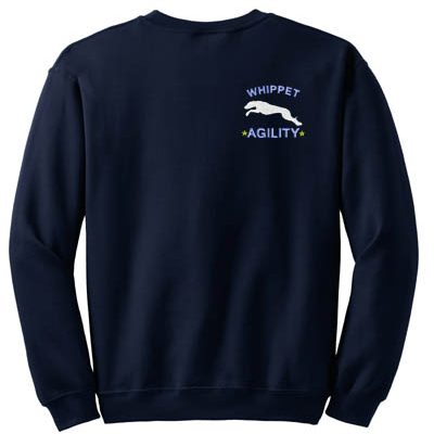 Embroidered Whippet Agility Sweatshirt