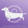 Stacked Dachshund Vinyl Stickers