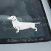 Stacked Dachshund Car Decals