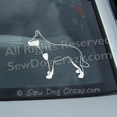 Kelpie Car Window Stickers
