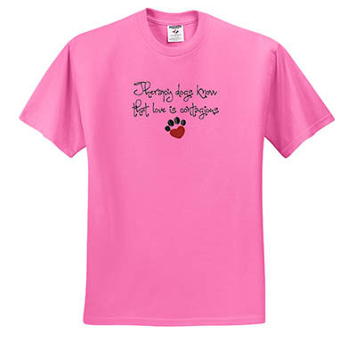 Embroidered Therapy Dog TShirt
