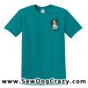 Embroidered Cartoon Papillon Tees