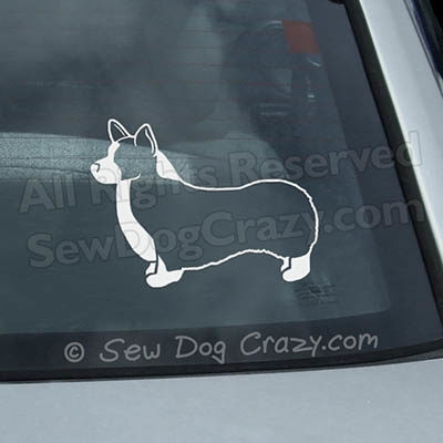 Pembroke Welsh Corgi Car Window Sticker