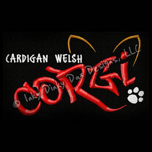 Awesome Cardigan Welsh Corgi Apparel Embroidery