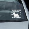 Awesome Die Cut Vinyl Lhasa Apso Decals