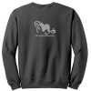 Twirly Old English Sheepdog Embroidered Sweatshirt