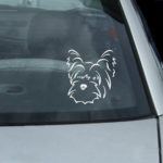 Die Cut Yorkshire Terrier Vinyl Sticker