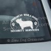 French Bulldog Security Window Stickers