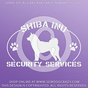 Shiba Inu Protection Car Stickers