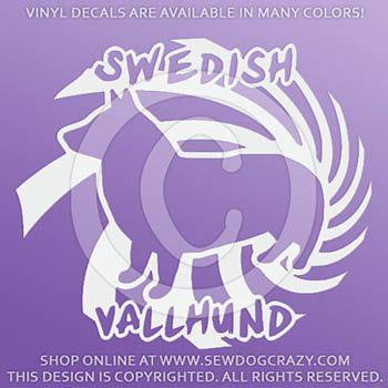 Swedish Vallhund Vinyl Stickers