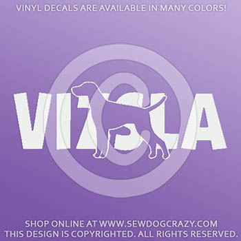 Vizsla Vinyl Stickers